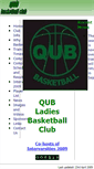 Mobile Screenshot of ladiesbasketball.club.qub.ac.uk