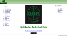 Tablet Screenshot of ladiesbasketball.club.qub.ac.uk