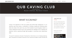 Desktop Screenshot of caving.club.qub.ac.uk