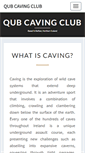 Mobile Screenshot of caving.club.qub.ac.uk