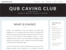 Tablet Screenshot of caving.club.qub.ac.uk